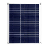 Outdoor Solar Panel 12V 25W Car Battery Charger Automotive - Tophatter Daily Deals