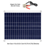 Outdoor Solar Panel 12V 25W Car Battery Charger Automotive - Tophatter Daily Deals