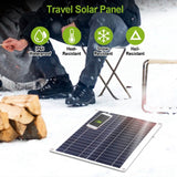 Outdoor Solar Panel 12V 25W Car Battery Charger Automotive - Tophatter Daily Deals