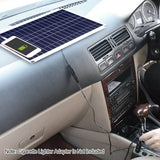 Outdoor Solar Panel 12V 25W Car Battery Charger Automotive - Tophatter Daily Deals