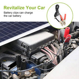 Outdoor Solar Panel 12V 25W Car Battery Charger Automotive - Tophatter Daily Deals