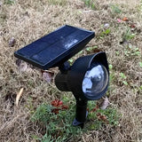 Outdoor Solar Rotating Color Projection Lamp Outdoor Lighting - Tophatter Daily Deals