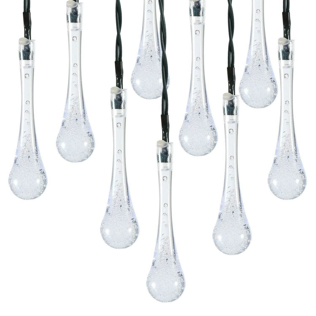 Outdoor Solar String Lights Cool White String & Fairy Lights - Tophatter Daily Deals
