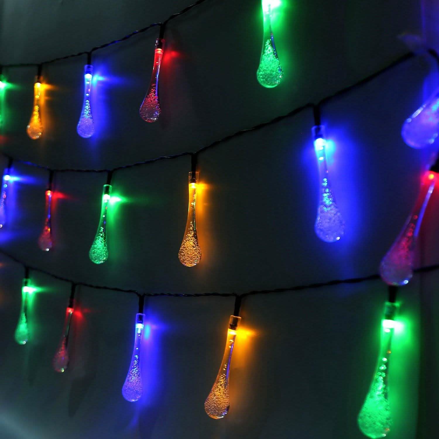 Outdoor Solar String Lights String & Fairy Lights - Tophatter Daily Deals