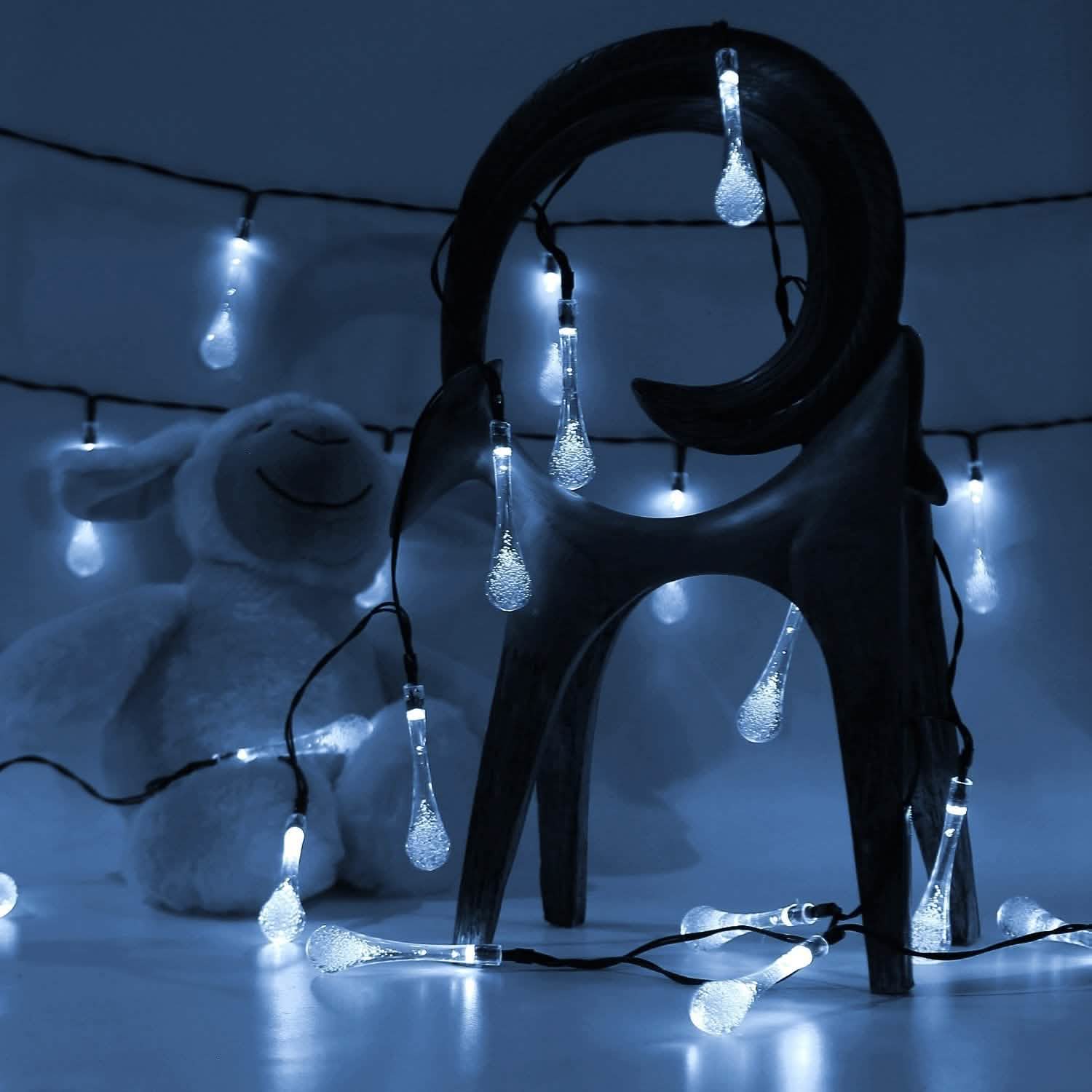 Outdoor Solar String Lights String & Fairy Lights - Tophatter Daily Deals