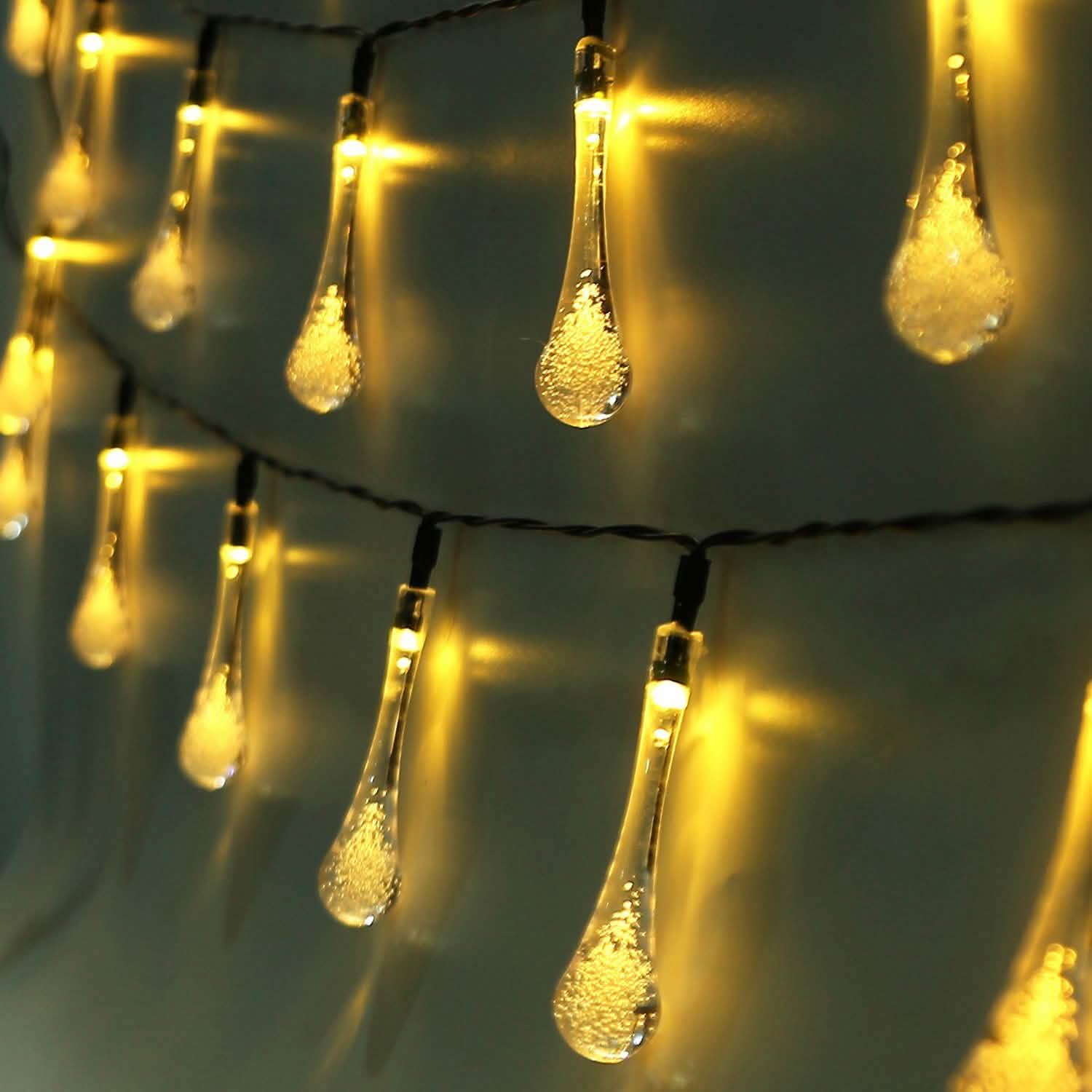 Outdoor Solar String Lights String & Fairy Lights - Tophatter Daily Deals