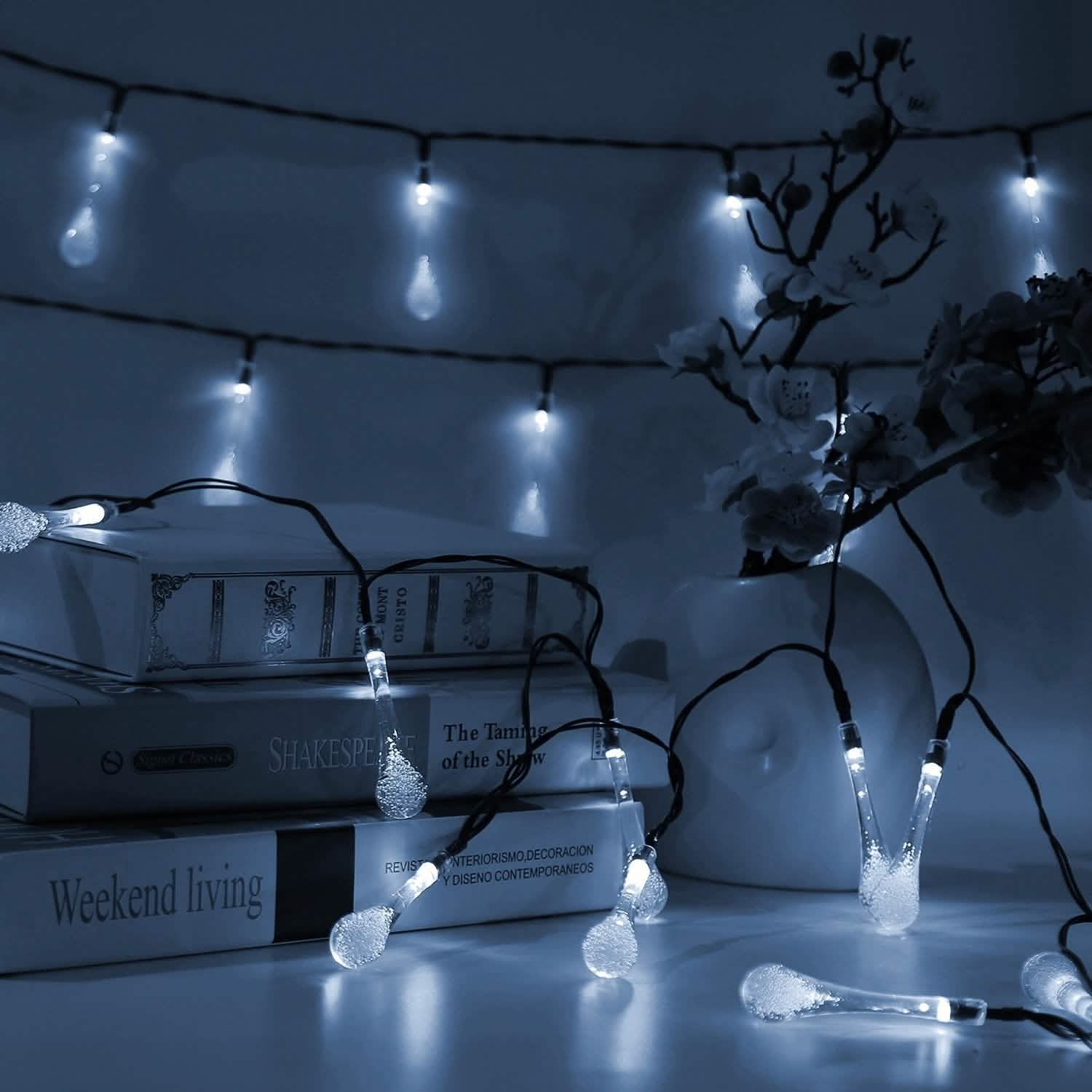 Outdoor Solar String Lights String & Fairy Lights - Tophatter Daily Deals