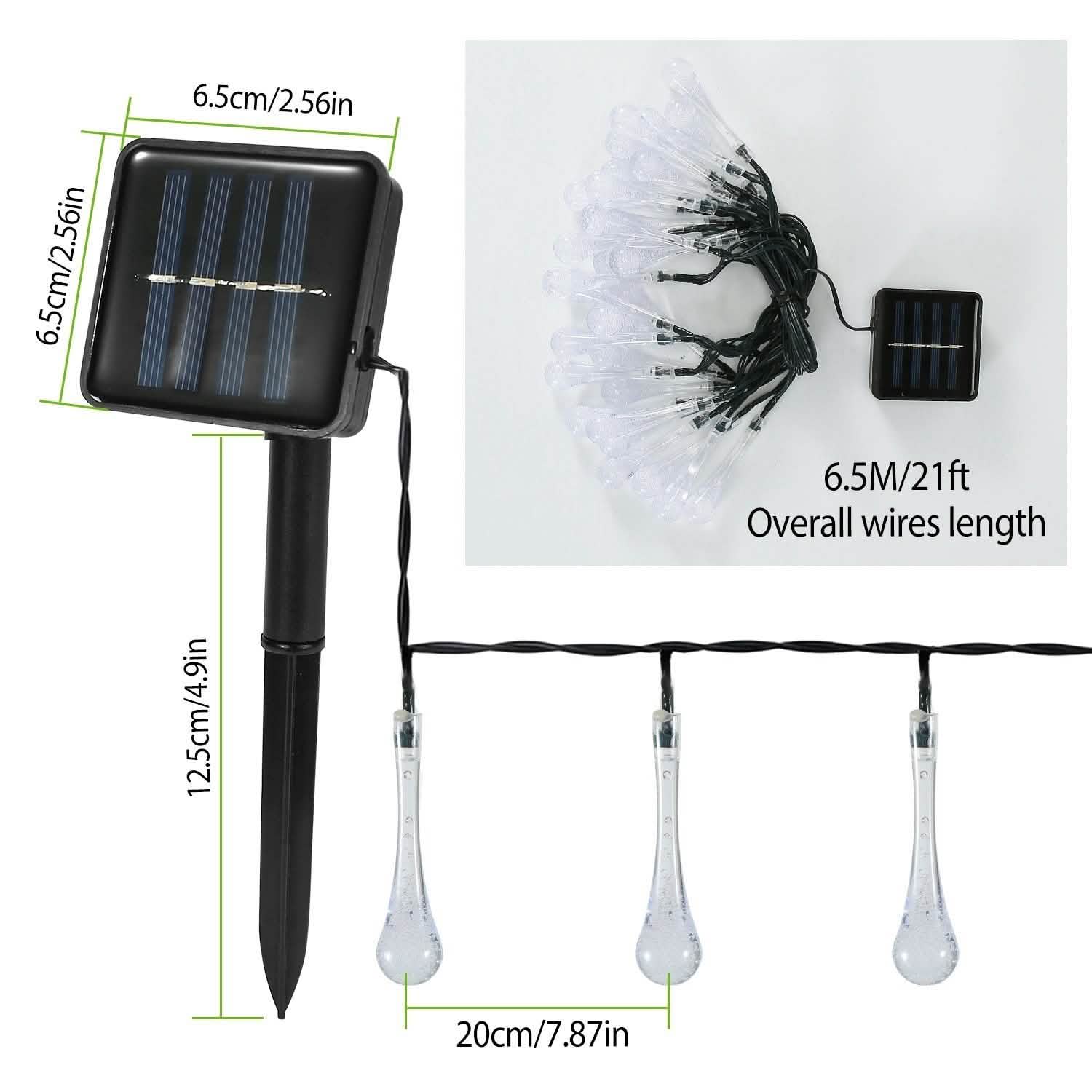 Outdoor Solar String Lights String & Fairy Lights - Tophatter Daily Deals