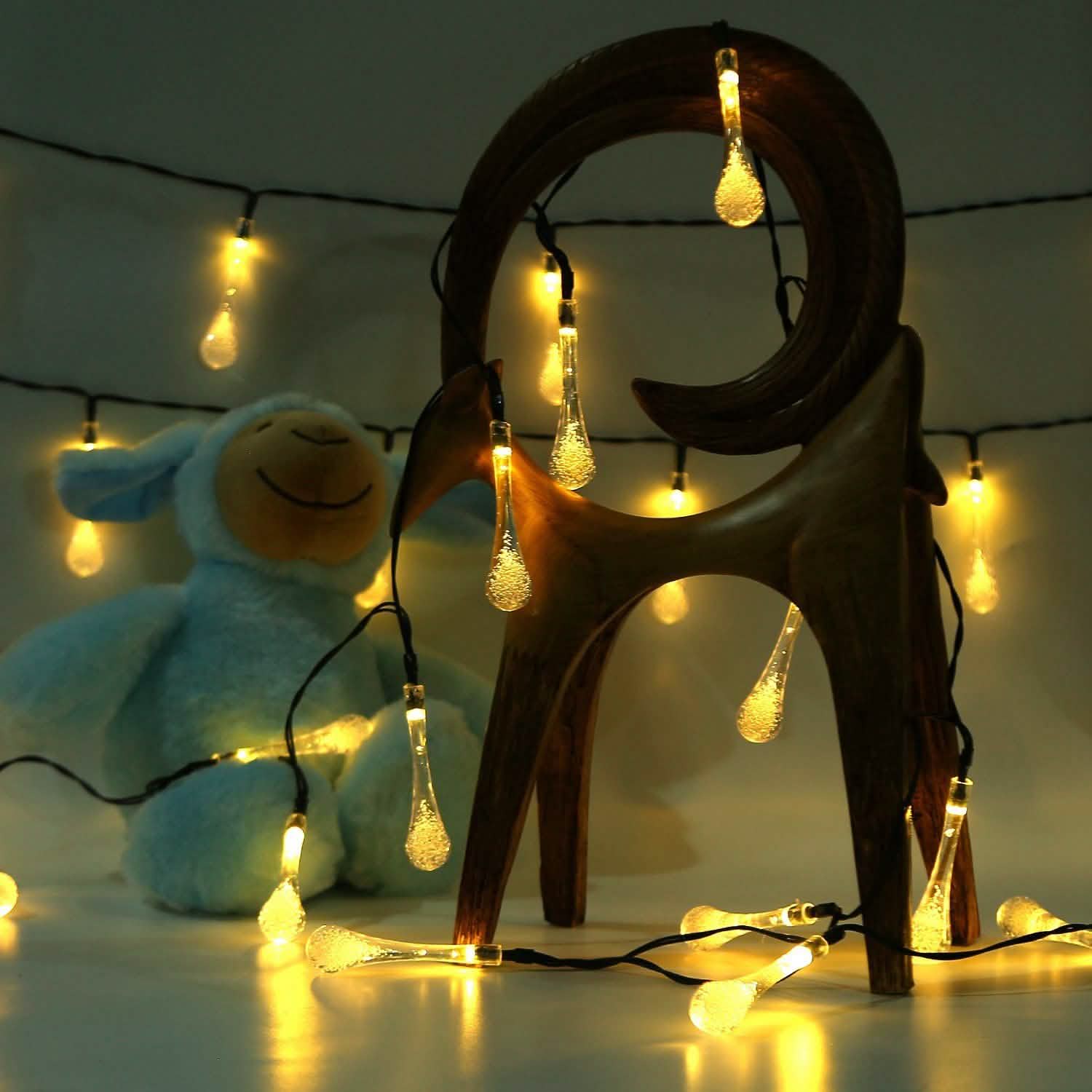 Outdoor Solar String Lights String & Fairy Lights - Tophatter Daily Deals