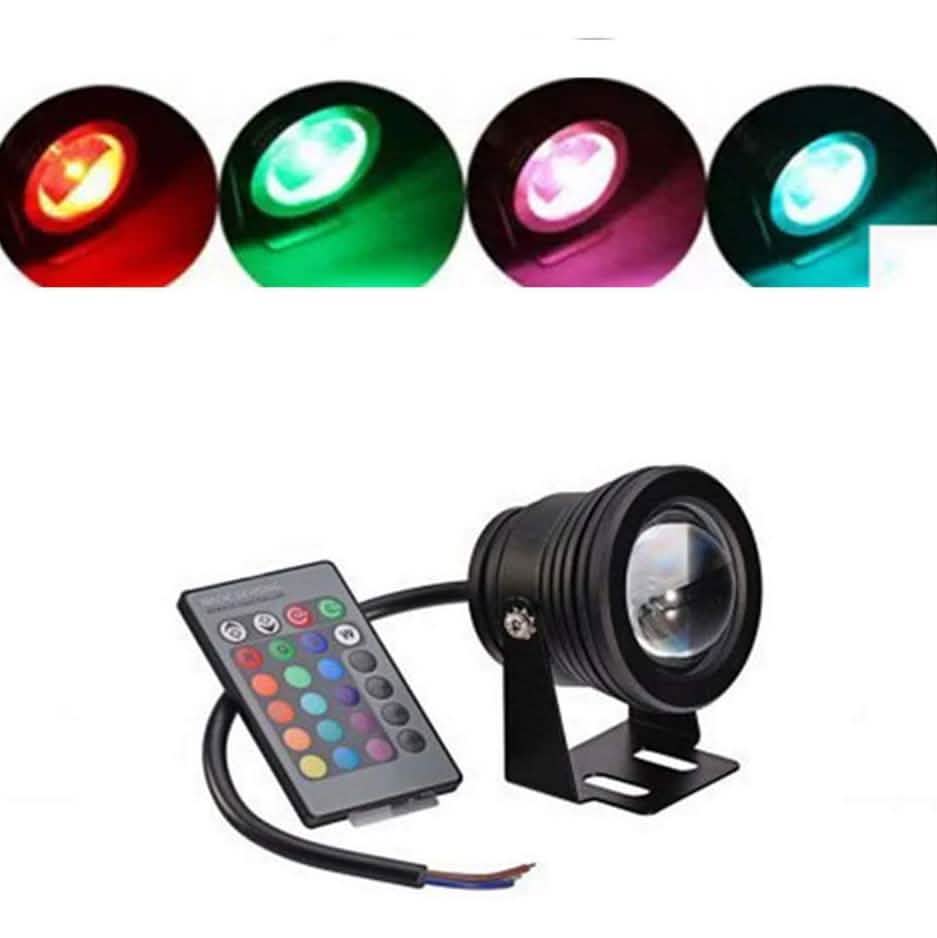 Outdoor Submersible Lights Remote-Controlled RGB 12 V LED Beads Outdoor Lighting - Tophatter Daily Deals