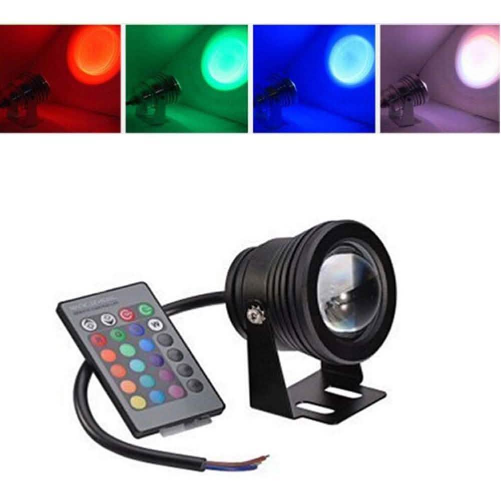 Outdoor Submersible Lights Remote-Controlled RGB 12 V LED Beads Outdoor Lighting - Tophatter Daily Deals