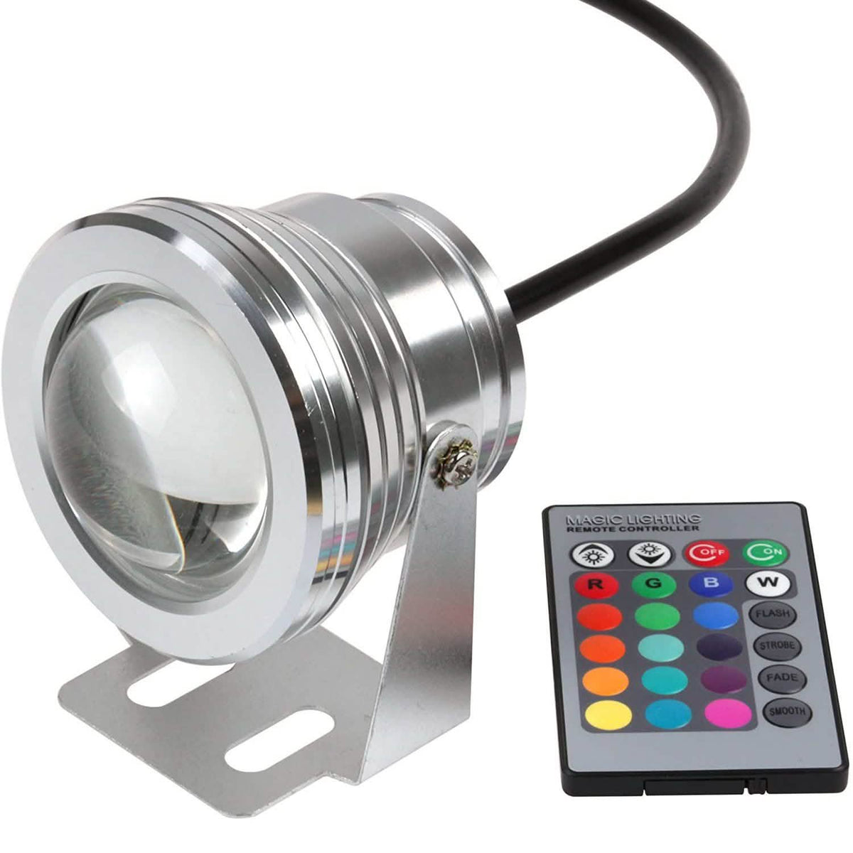 Outdoor Submersible Lights Remote-Controlled RGB 12 V LED Beads Outdoor Lighting - Tophatter Daily Deals