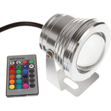 Outdoor Submersible Lights Remote-Controlled RGB 12 V LED Beads Silver Outdoor Lighting - Tophatter Daily Deals