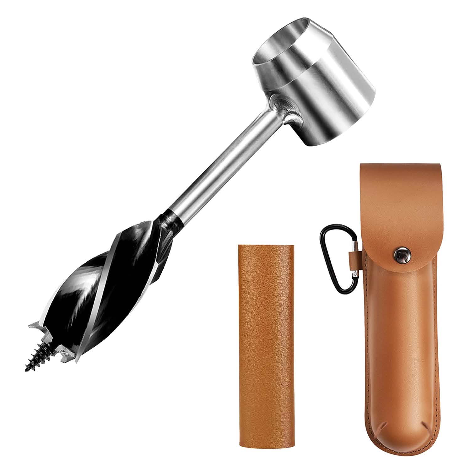 Outdoor Survival Tools for Bushcraft Hand Auger Outdoor Recreation - Tophatter Daily Deals