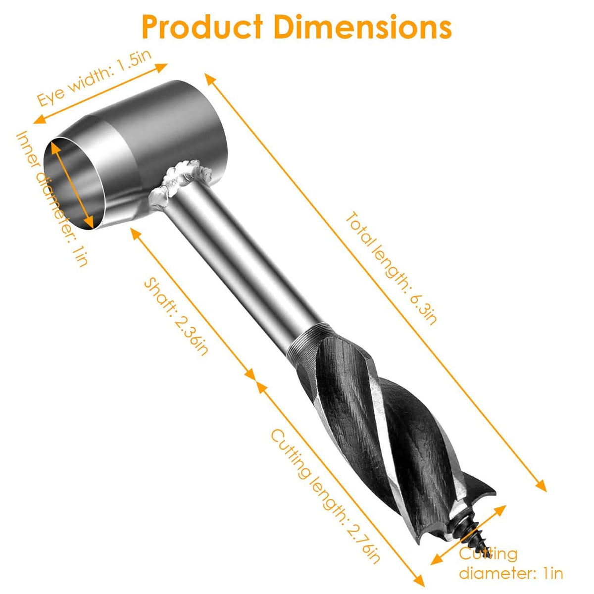 Outdoor Survival Tools for Bushcraft Hand Auger Outdoor Recreation - Tophatter Daily Deals