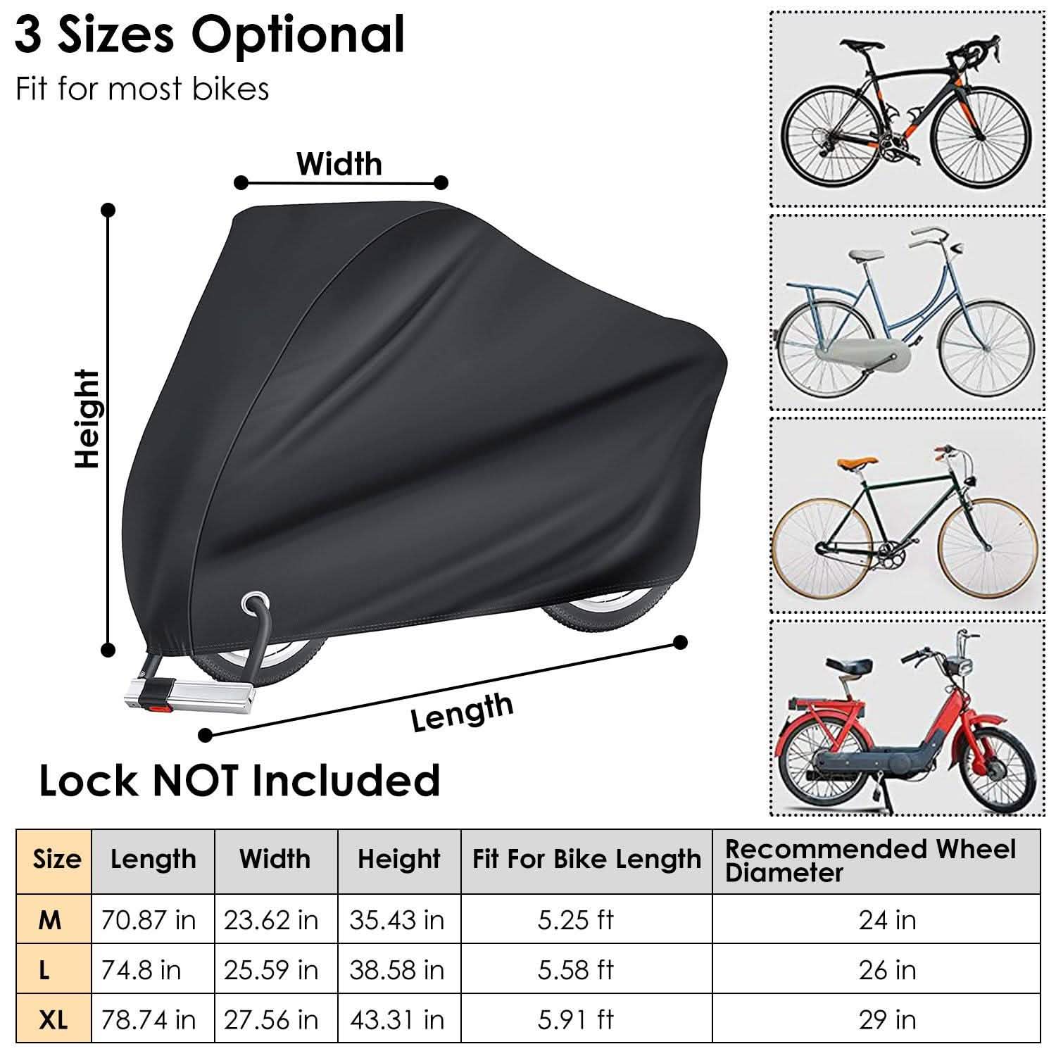 Outdoor Waterproof Bike Cover Outdoor Recreation - Tophatter Daily Deals