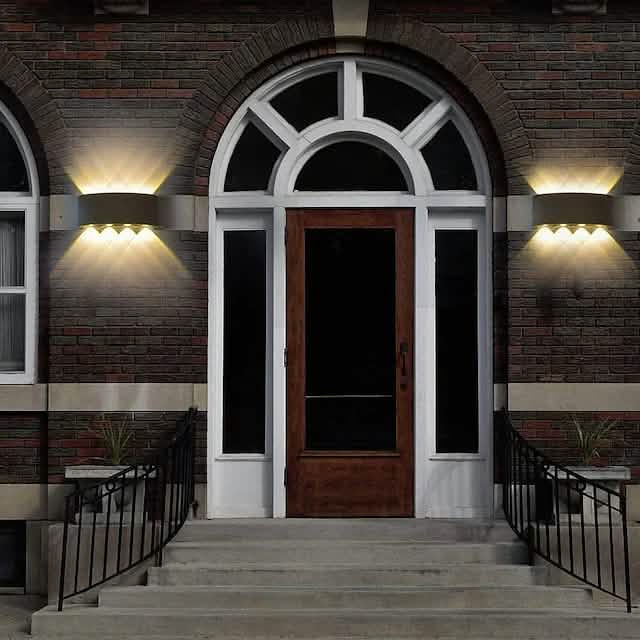 Outdoor Waterproof Wall Light Outdoor Lighting - Tophatter Daily Deals
