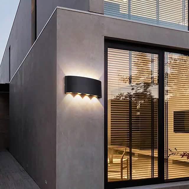 Outdoor Waterproof Wall Light Outdoor Lighting - Tophatter Daily Deals