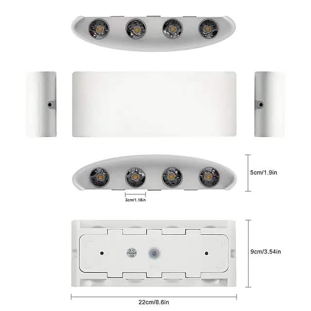 Outdoor Waterproof Wall Light Outdoor Lighting - Tophatter Daily Deals