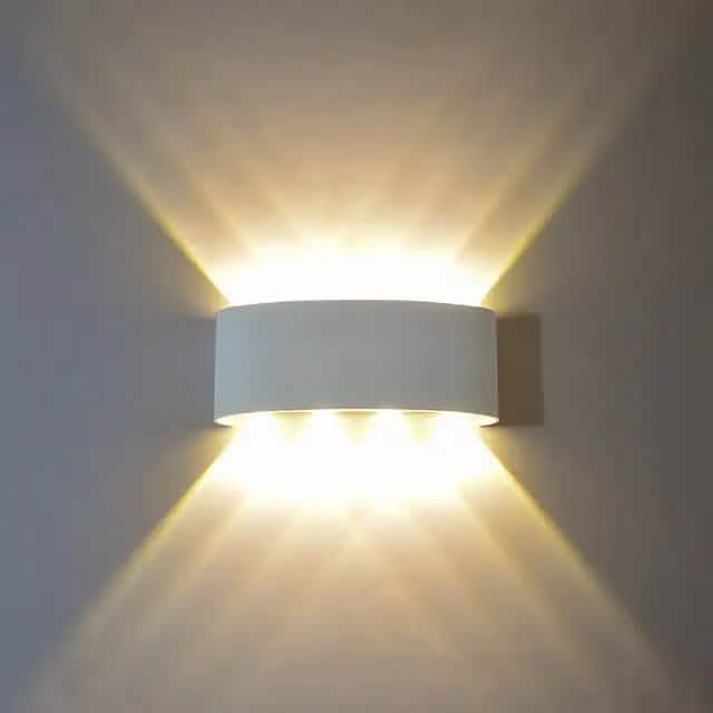 Outdoor Waterproof Wall Light White Warm White Outdoor Lighting - Tophatter Daily Deals
