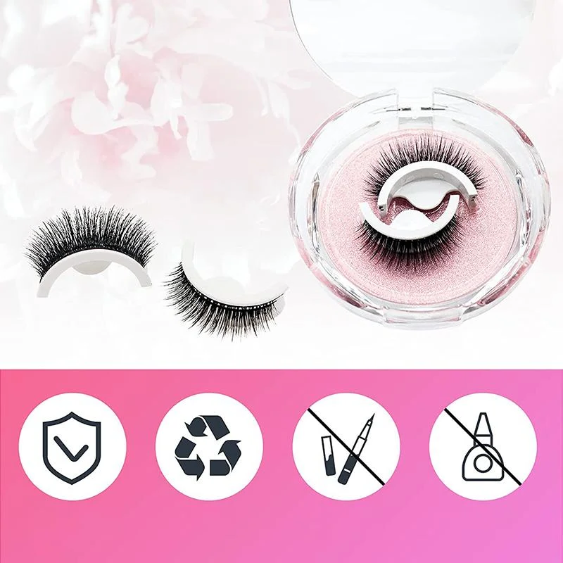 Self Adhesive Reusable Eyelashes Natural Look Fall 2025 - Tophatter Daily Deals