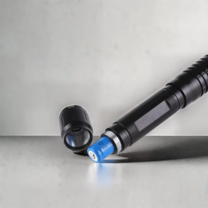 Blue Laser Torch 450Nm Tactical Flashlight Survival Gear - Tophatter Daily Deals