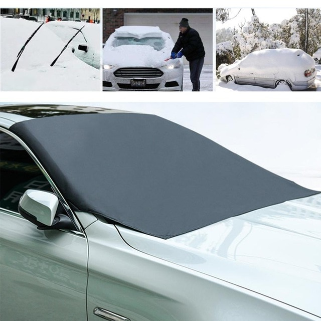 Magnetic Windshield Cover Winter 2025 Ice Snow UV Protector - Tophatter Daily Deals