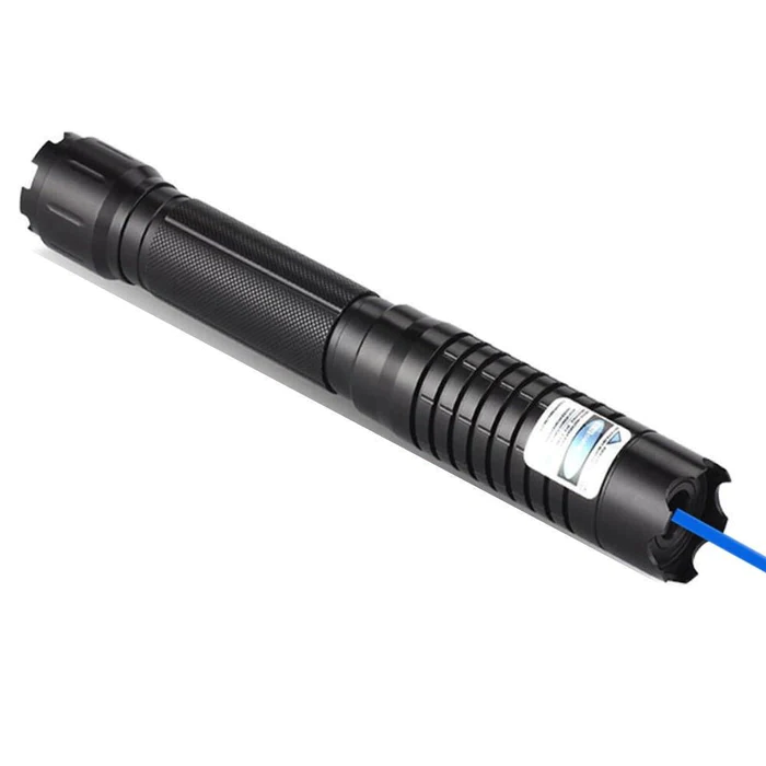 Blue Laser Torch 450Nm Tactical Flashlight Survival Gear - Tophatter Daily Deals