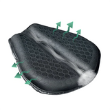 Motorcycle Gel Seat Pad Honeycomb Petal Design Long Ride - Tophatter Daily Deals