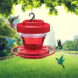 Hummingbird Feeder Hanging Bee Proof With Perch 16oz - Tophatter Daily Deals