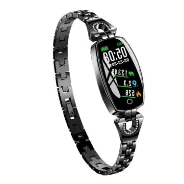Smart Fitness Bracelet Waterproof Jewelry Fall 2025 HR BP Black - Tophatter Daily Deals
