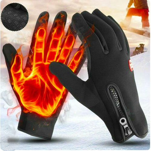 Thermal Gloves Fleece Lined Cycling Ski Gloves Fall 2025 - Tophatter Daily Deals