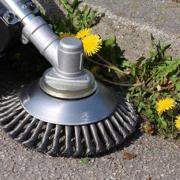 Carbon Steel Weed Brush Trimmer Head Fall 2025 Lawn Tool - Tophatter Daily Deals