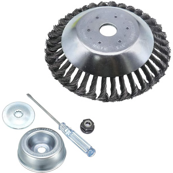 Carbon Steel Weed Brush Trimmer Head Fall 2025 Lawn Tool - Tophatter Daily Deals