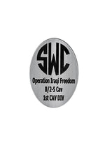 Custom Cane Engraving - Oval Stainless Steel Walking Cane Engraving - Tophatter Daily Deals