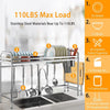Over Sink Dish Drying Rack with Cutlery Holder Kitchen Storage - Tophatter Daily Deals