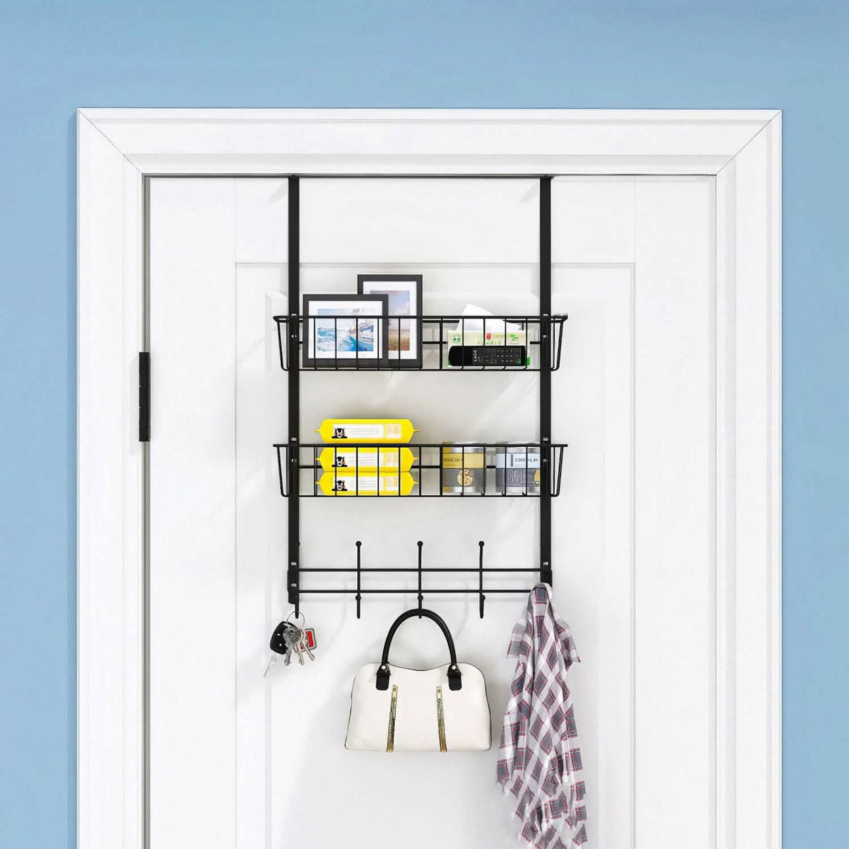 Over The Door Hooks Organizer Storage & Organization - Tophatter Daily Deals