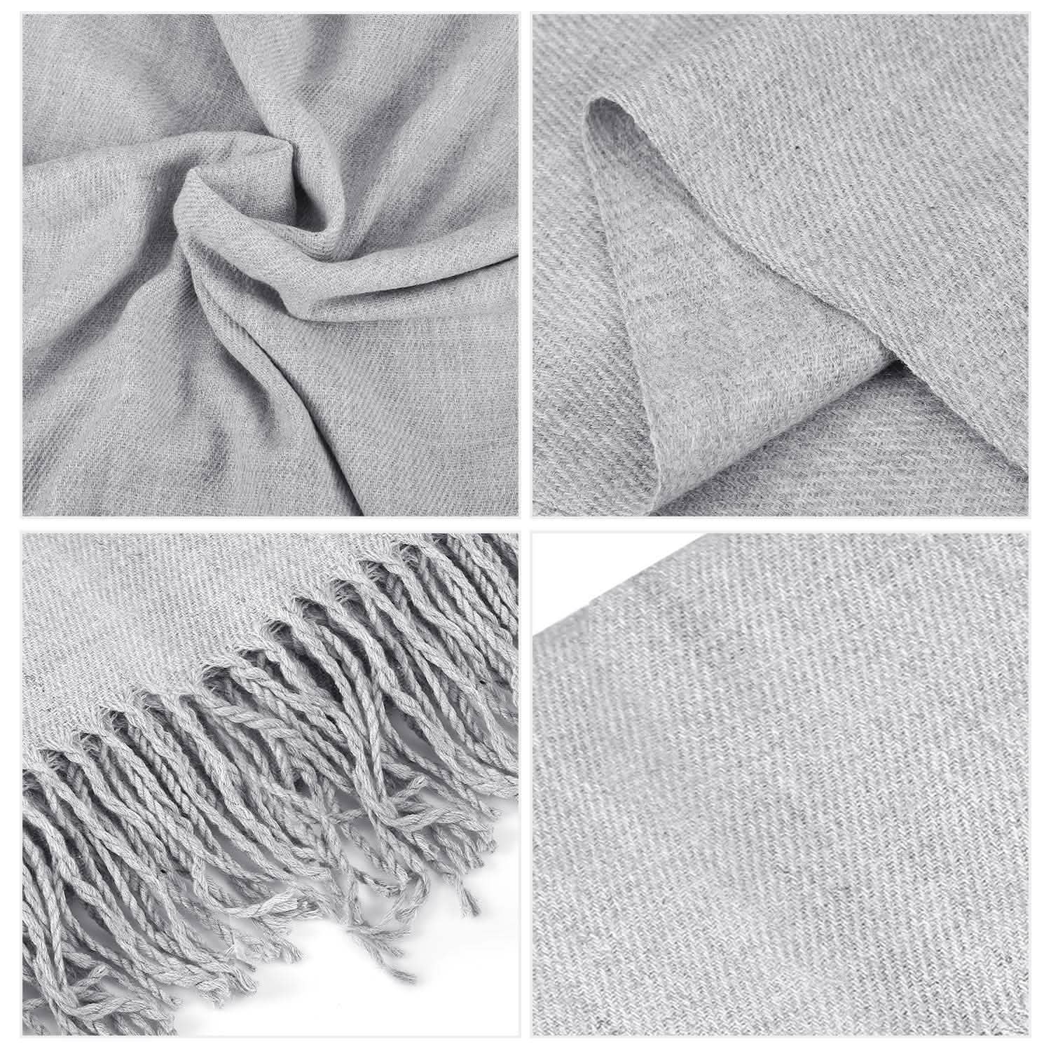 Oversize Cashmere Wool Shawl Wrap Blanket Gloves, Scarves & Earmuffs - Tophatter Daily Deals