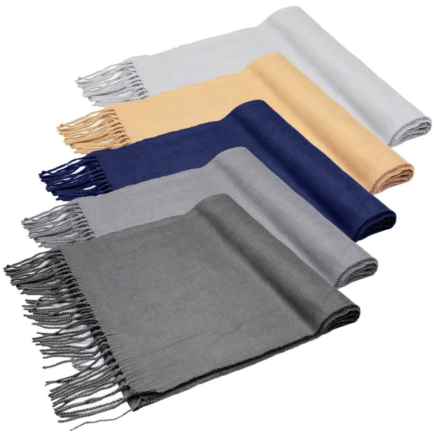 Oversize Cashmere Wool Shawl Wrap Blanket Gloves, Scarves & Earmuffs - Tophatter Daily Deals