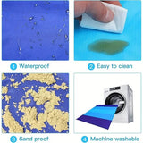 Oversized Waterproof Beach Blanket Outdoor Recreation - Tophatter Daily Deals