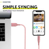 Overtime Apple MFi Certified iPhone Charger 6ft Long Nylon Braided Lightning Cable Charging Cable - Tophatter Daily Deals