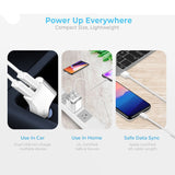 Overtime Dual iPhone Car Charger Set Charging Cable - Tophatter Daily Deals