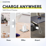 Overtime Dual Port USB A and USB C 38W Fast Charging Power Adapter USB Power Adapter - Tophatter Daily Deals