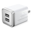 Overtime Dual USB Power Adapter Fast Charging Power Plug USB Power Adapter - Tophatter Daily Deals