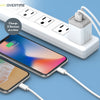 Overtime Dual USB Power Adapter Fast Charging Power Plug USB Power Adapter - Tophatter Daily Deals