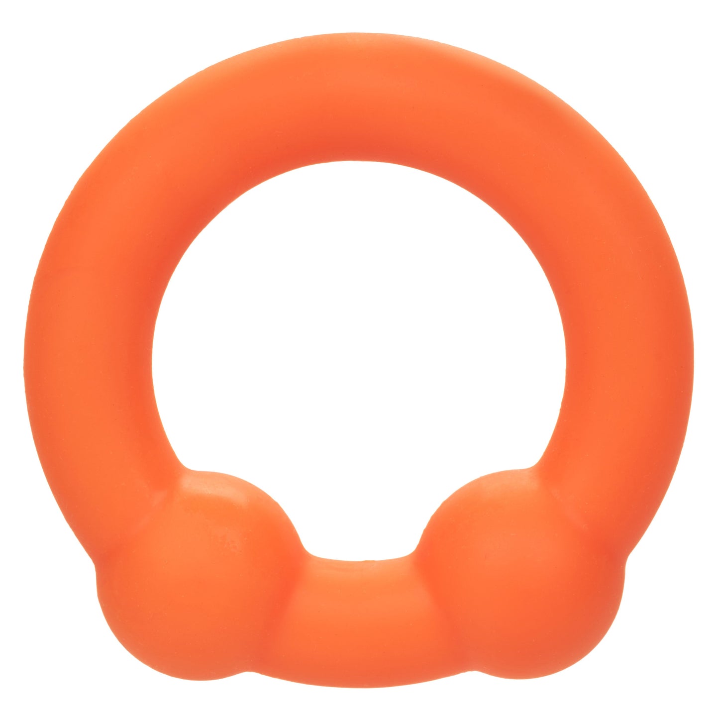 Alpha Liquid Silicone Dual Ball Ring Orange Ultra Stretchy Enhancer Ring > Cock Ring > Single - Tophatter Daily Deals