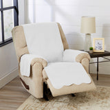 Medallion Solid Furniture Protector - Elenor Collection Recliner White Sand Furniture & Decor - Tophatter Daily Deals