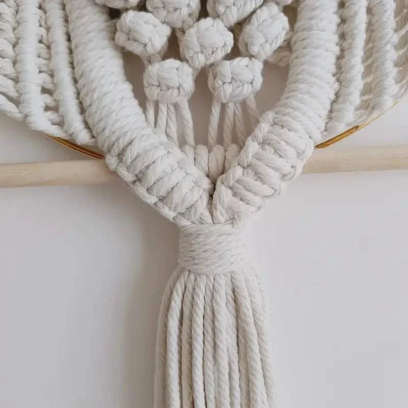 Owl Macrame Home Tapestry Boho Tapestry Wall Hanging Furniture & Decor - Tophatter Daily Deals