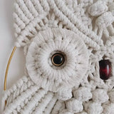 Owl Macrame Home Tapestry Boho Tapestry Wall Hanging Furniture & Decor - Tophatter Daily Deals