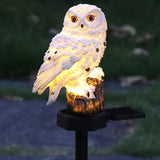 Owl Solar LED Lights with Decorative Stake Solar Outdoor Lights - Tophatter Daily Deals